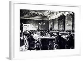 Anti-Anarchy Conference at Palazzo Corsini, Rome, November 24, 1898-null-Framed Giclee Print