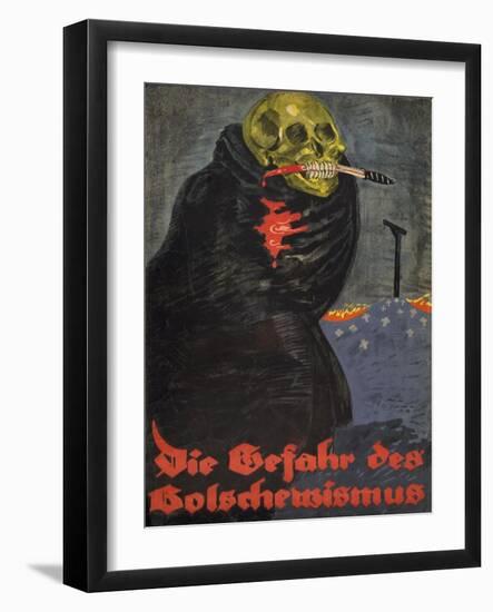 Anti-Bolshevism Poster-Rudi Feld-Framed Giclee Print