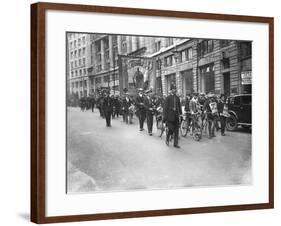 Anti-Capitalism Demo-null-Framed Photographic Print