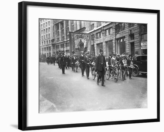 Anti-Capitalism Demo-null-Framed Photographic Print