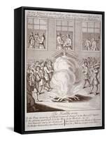 Anti-Cromwell demonstration, Suffolk Street, London, 1735-Anon-Framed Stretched Canvas