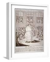 Anti-Cromwell demonstration, Suffolk Street, London, 1735-Anon-Framed Giclee Print