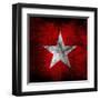 Anti Fascist Flag-igor stevanovic-Framed Art Print