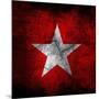 Anti Fascist Flag-igor stevanovic-Mounted Art Print