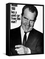 Anti-Nixon Poster, 1960-null-Framed Stretched Canvas