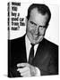 Anti-Nixon Poster, 1960-null-Stretched Canvas