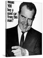 Anti-Nixon Poster, 1960-null-Stretched Canvas