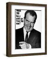 Anti-Nixon Poster, 1960-null-Framed Photographic Print