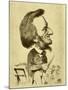Anti - semitic Richard Wagner caricature-Karel Vaclav Klic-Mounted Giclee Print