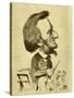 Anti - semitic Richard Wagner caricature-Karel Vaclav Klic-Stretched Canvas
