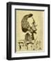 Anti - semitic Richard Wagner caricature-Karel Vaclav Klic-Framed Giclee Print