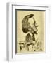 Anti - semitic Richard Wagner caricature-Karel Vaclav Klic-Framed Giclee Print