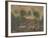 Anti-Slavery Picnic at Weymouth Landing, Massachusetts, C.1845-Susan Torrey Merritt-Framed Giclee Print