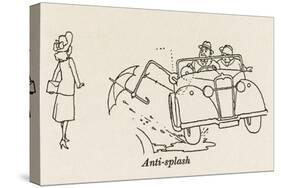 Anti-Splash Car-William Heath Robinson-Stretched Canvas