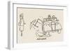 Anti-Splash Car-William Heath Robinson-Framed Art Print