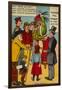 Anti-Suffragette Postcard-null-Framed Giclee Print