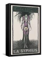 Anti-Syphilis Poster-null-Framed Stretched Canvas