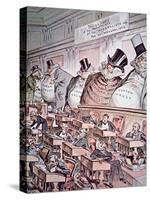 Anti-trust Cartoon Depicting Giant Corporations as 'the bosses of the Senate', 1889-null-Stretched Canvas