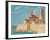 Antibes, 1927 (Gouache on Paper)-Alexandre Iacovleff-Framed Giclee Print