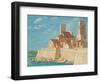 Antibes, 1927 (Gouache on Paper)-Alexandre Iacovleff-Framed Giclee Print