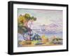 Antibes, Afternoon; Antibes, Apres-Midi, 1908-Henri Edmond Cross-Framed Premium Giclee Print