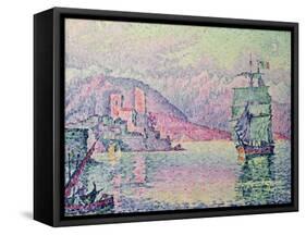 Antibes, Evening, 1914-Paul Signac-Framed Stretched Canvas