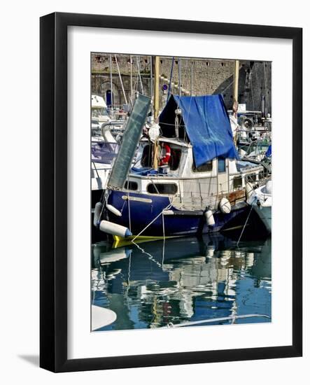 Antibes Harbor II-Rachel Perry-Framed Photographic Print