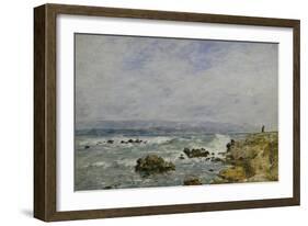 Antibes, la Pointe de l'ilette, 1893-Eugène Boudin-Framed Giclee Print