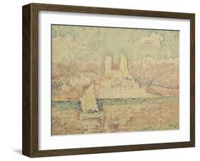 Antibes Morning, 1919-Paul Signac-Framed Giclee Print