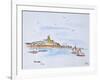 Antibes on the Mediterranean, France-Richard Lawrence-Framed Photographic Print