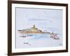 Antibes on the Mediterranean, France-Richard Lawrence-Framed Photographic Print