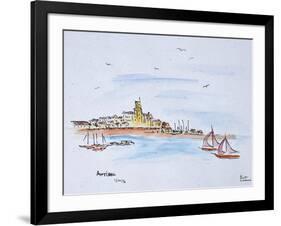 Antibes on the Mediterranean, France-Richard Lawrence-Framed Photographic Print