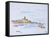 Antibes on the Mediterranean, France-Richard Lawrence-Framed Stretched Canvas