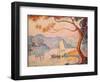 Antibes, Petit Port de Bacon, 1917-Paul Signac-Framed Giclee Print