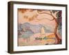 Antibes, Petit Port de Bacon, 1917-Paul Signac-Framed Giclee Print