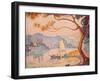 Antibes, Petit Port de Bacon, 1917-Paul Signac-Framed Giclee Print