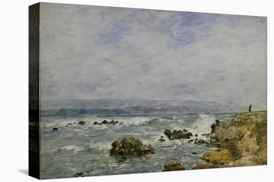 Antibes, Pointe De L'Ilette, 1893-Eugène Boudin-Stretched Canvas