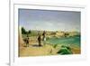 Antibes, the Horse Ride, 1868-Jean-Louis Ernest Meissonier-Framed Giclee Print