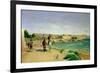 Antibes, the Horse Ride, 1868-Jean-Louis Ernest Meissonier-Framed Giclee Print