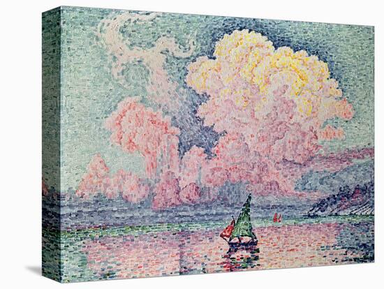 Antibes, the Pink Cloud, 1916-Paul Signac-Stretched Canvas