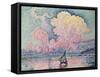 Antibes, the Pink Cloud, 1916-Paul Signac-Framed Stretched Canvas