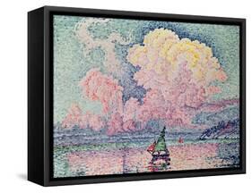 Antibes, the Pink Cloud, 1916-Paul Signac-Framed Stretched Canvas