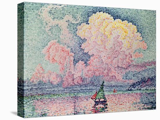 Antibes, the Pink Cloud, 1916-Paul Signac-Stretched Canvas