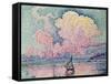 Antibes, the Pink Cloud, 1916-Paul Signac-Framed Stretched Canvas