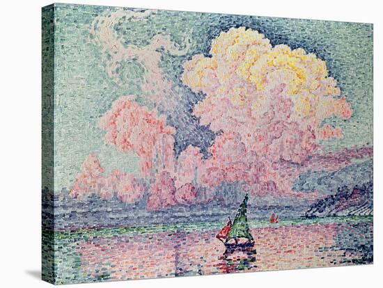 Antibes, the Pink Cloud, 1916-Paul Signac-Stretched Canvas