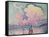 Antibes, the Pink Cloud, 1916-Paul Signac-Framed Stretched Canvas