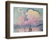 Antibes, the Pink Cloud, 1916-Paul Signac-Framed Premium Giclee Print