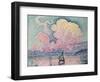 Antibes, the Pink Cloud, 1916-Paul Signac-Framed Premium Giclee Print