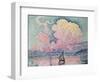 Antibes, the Pink Cloud, 1916-Paul Signac-Framed Premium Giclee Print