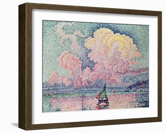 Antibes, the Pink Cloud, 1916-Paul Signac-Framed Giclee Print